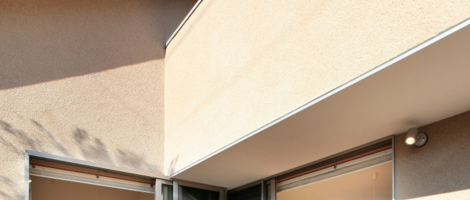 そとん壁(掻き落とし)