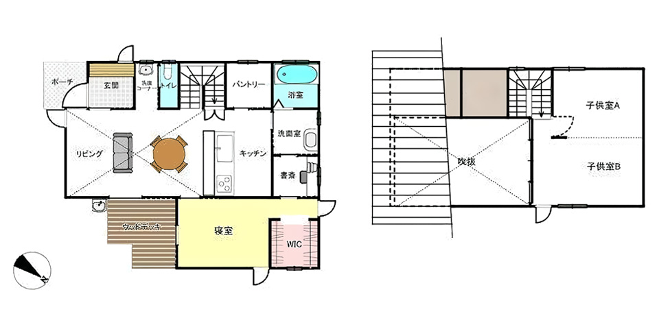 阿見モデルハウス 間取り図